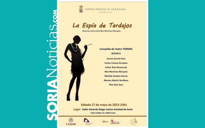 Teatro del Centro Soriano de Zaragoza este sábado en el Casino 