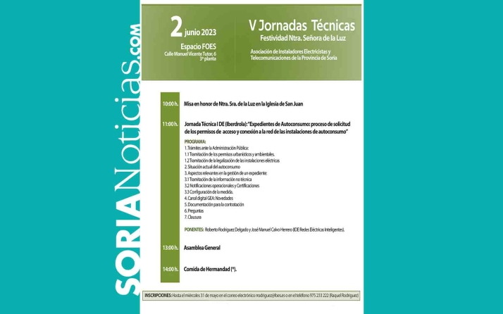 Los electricistas honrarán a su patrona y celebran una jornada sobre el autoconsumo