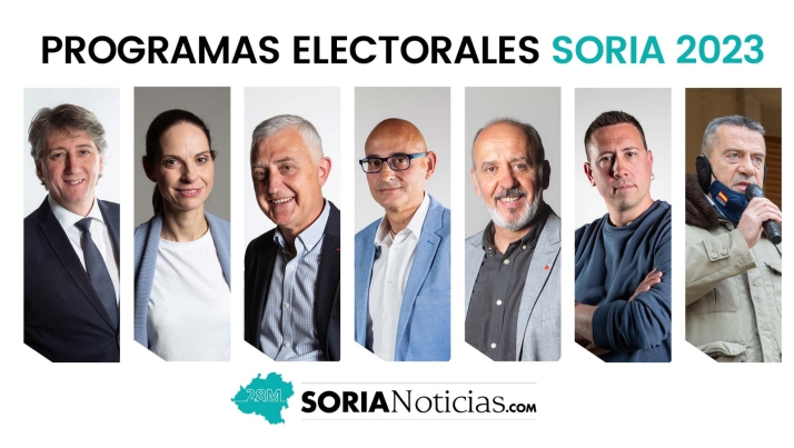 Consúltalos aquí: Los 7 programas para la alcaldía de Soria en 2023