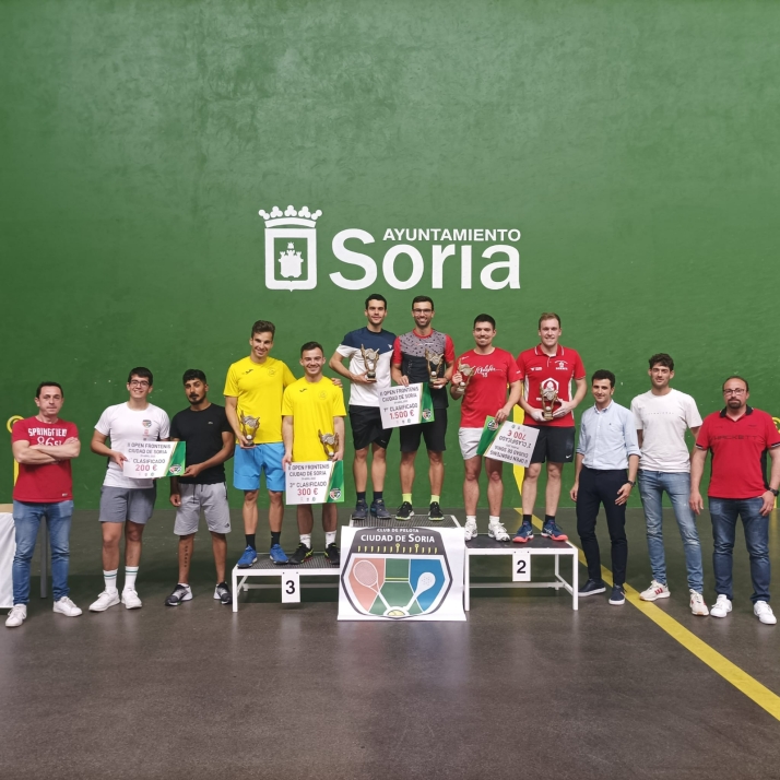48 parejas de toda España se reunieron en el II Open Nacional de Frontenis Ciudad de Soria