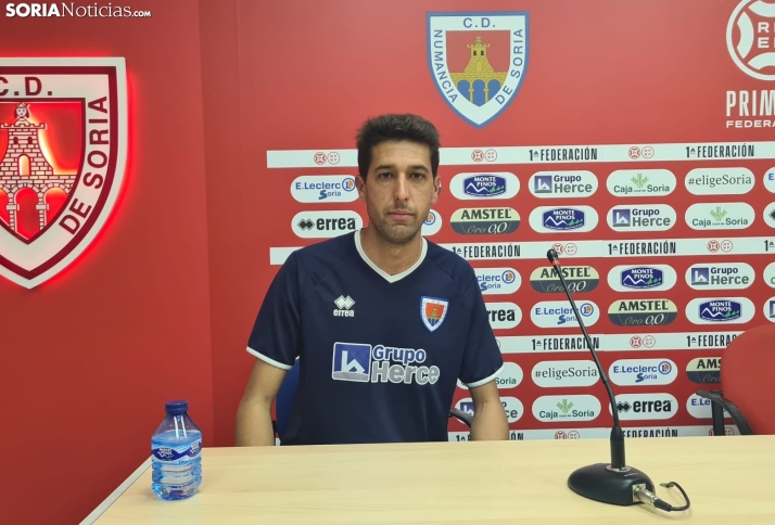 Ayuso asume el reto de salvar al Numancia y recuperar a la afición con 4 finales por delante