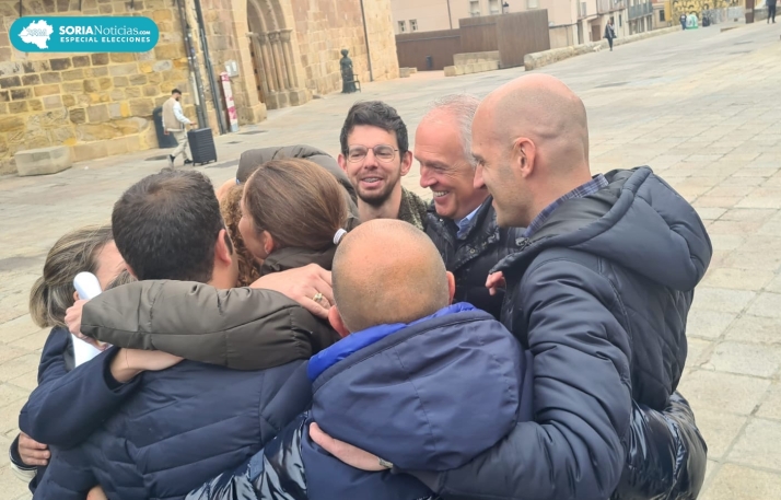 La candidata del PP en Soria cierra la campaña entre lágrimas de emoción