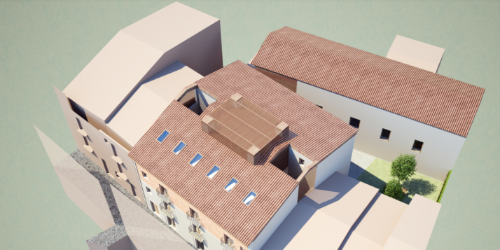 Detalles del nuevo trinquete: 12 viviendas, locales comerciales y sociales, 2,2M€ y un espacio único