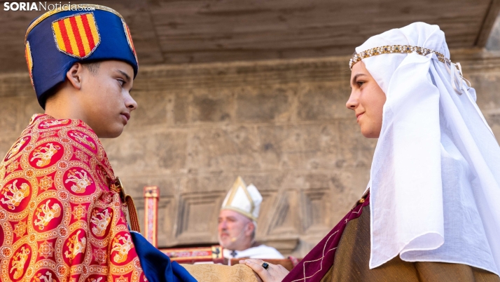 FOTOS | Ágreda vuelve a rendir homenaje al enlace de Jaime y Leonor en Los Desposorios