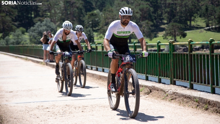 En imágenes: Vinuesa sirve de meta a la segunda etapa de la BTT Urbión