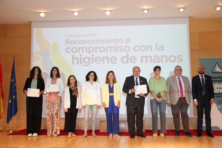Castilla y León reconoce el compromiso del Complejo Asistencial Universitario de Soria con la higiene de manos