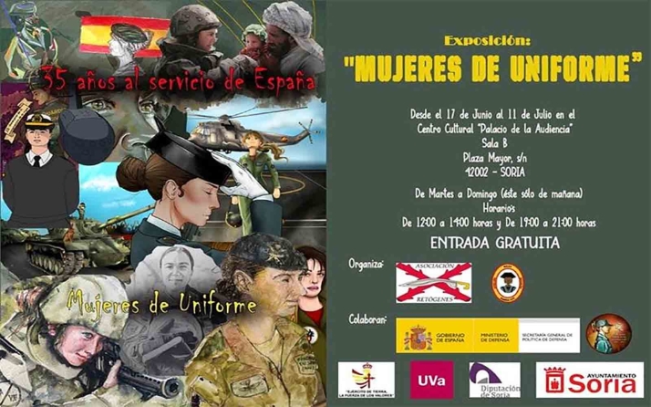 El 17 abre la muestra ‘Mujeres de uniforme’ en La Audiencia