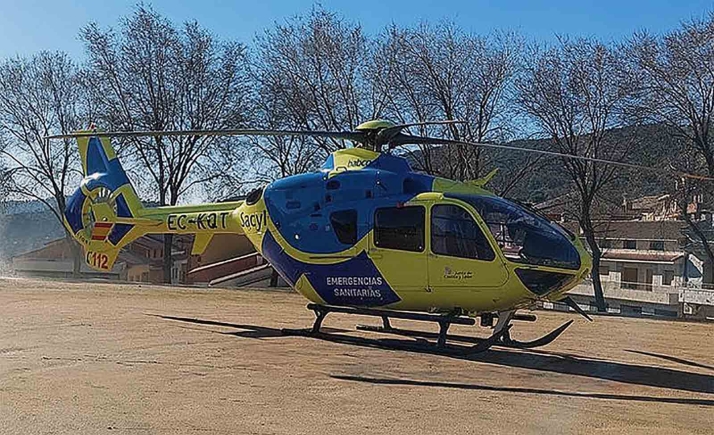 Trasladado en helicóptero tras ser corneado por una vaca en Zamora