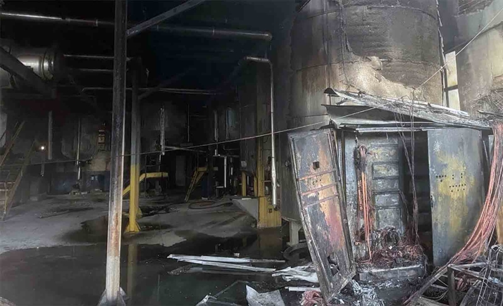 Un herido en el incendio de una fábrica de aceites industriales en Valladolid