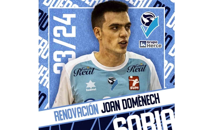 Domenech seguirá en Grupo Herce Soria de voleibol