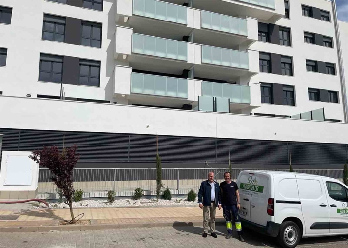 El edificio Aura Residencial III de Los Royales se suma a la Red de Calor de Soria