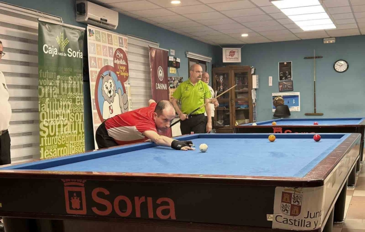 El berciano Jesús Antón puede con los billaristas sorianos