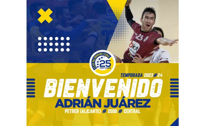 El BM Soria ficha a Adrián Juárez, gran anotador valenciano   