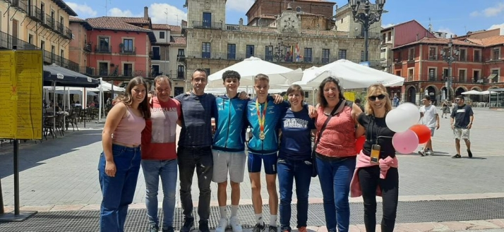 Diego Valero de Miguel campeón de España sub 14 en pista en triatlón B