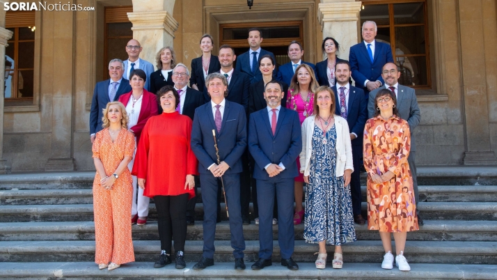 Fotos: Soria constituye su Ayuntamiento con un Mínguez que repite por quinto mandato consecutivo 