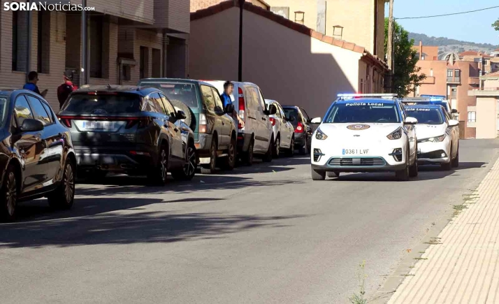 Intervención policial en Venerable Carabantes