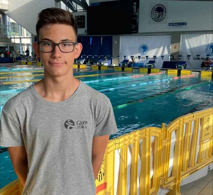 Álvaro Rubio, la promesa de la natación soriana que ya deslumbra a nivel nacional