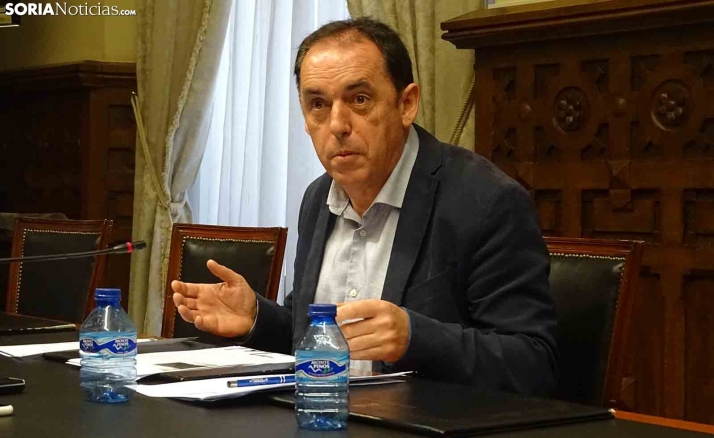 Serrano, confiado en mantener la Diputación, muy duro con el PSOE: Les importan una mierda los pueblos de Soria