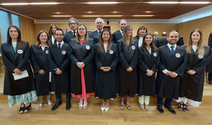 Nueve jueces juran sus cargos y toman posesión ante la Sala de Gobierno del TSJCyL