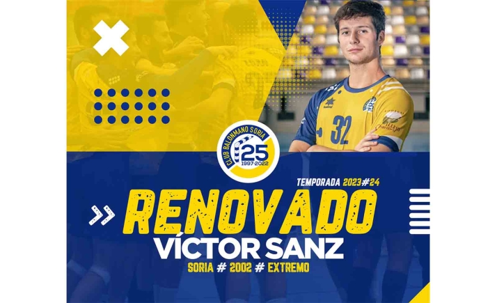 Víctor Sanz continúa en el BM Soria