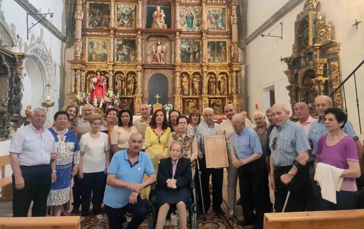 Lucía Bartolomé, cien años viviendo en Aguaviva de la Vega   