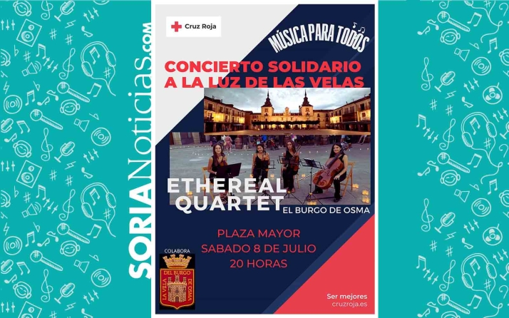 Este sábado, concierto con luz de velas de Cruz Roja en El Burgo