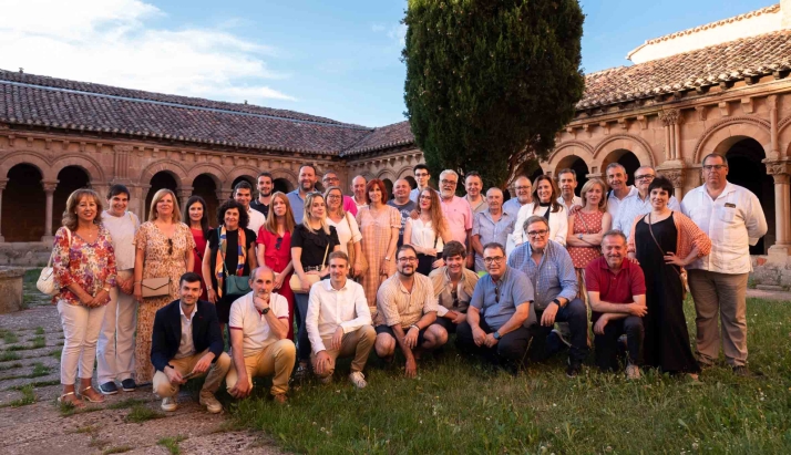Cordialidad entre cofradías durante el encuentro de este fin de semana en Soria