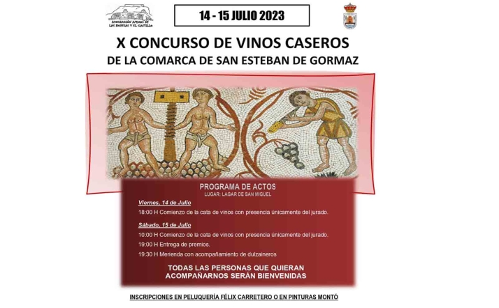 Este fin de semana, nuevo concurso de vinos caseros en San Esteban