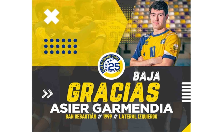 Asier Garmendia no continuará en el BM Soria