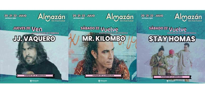 ‘Almazán Ven Vive Vuelve’ llenará La Arboleda de diversión