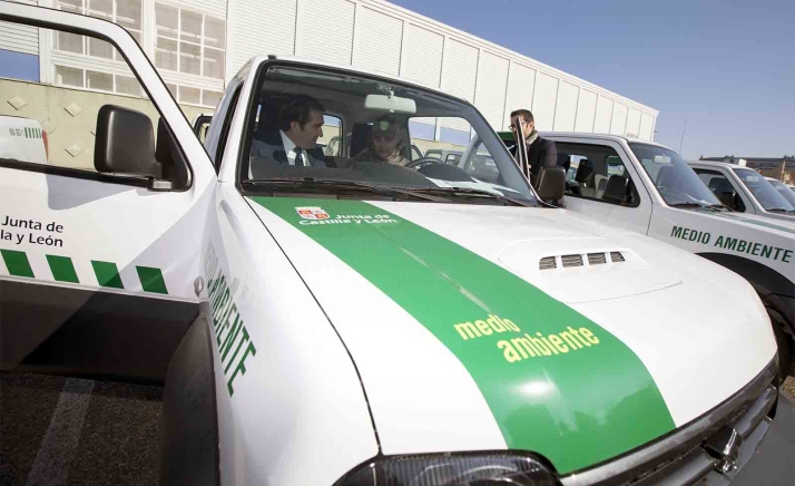 Castilla y León destina más de 800.000 € a mejoras tecnológicas para agentes medioambientales y vehículos especiales contra incendios