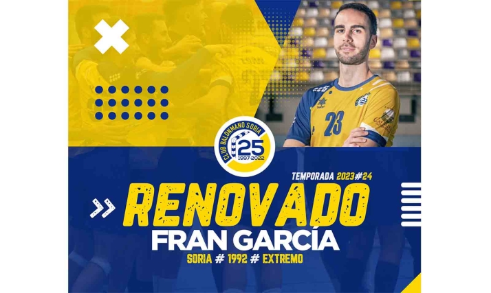 Fran García seguirá en el BM Soria