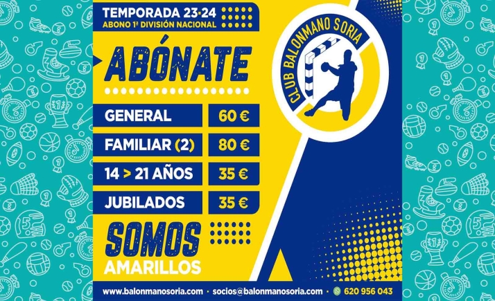 Abre la campaña de abonados del BM Soria