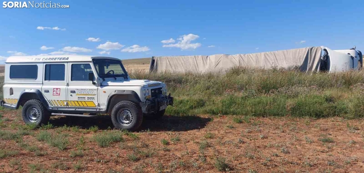 Precaución en la N-122 a la altura de Fuensaúco