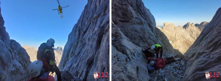 Doble intervención del Grupo de Rescate de Castilla y León en montaña
