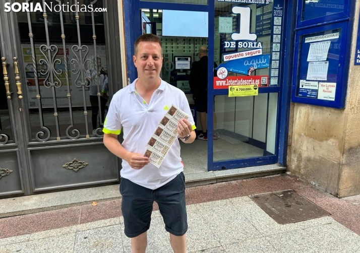 Comienza la fiebre por la Lotería de Navidad en pleno verano en Soria: Tenemos clientes que se gastan hasta 2.000€