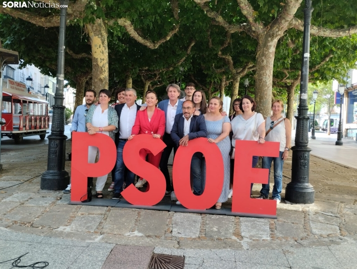 El PSOE se reivindica como el cobijo de los vulnerables y pide el voto frente a los que pretenden expedir certificados de sorianidad