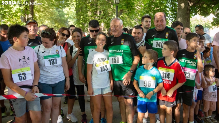 Fotos: Ágreda vuelve a rendir homenaje a Fermín Cacho en su Carrera Popular