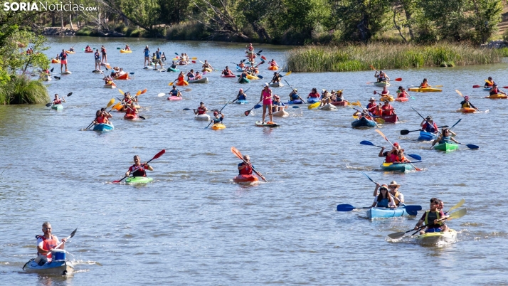 FOTO A FOTO | De Soria a Los Rábanos, el Duero se llena de piraguas
