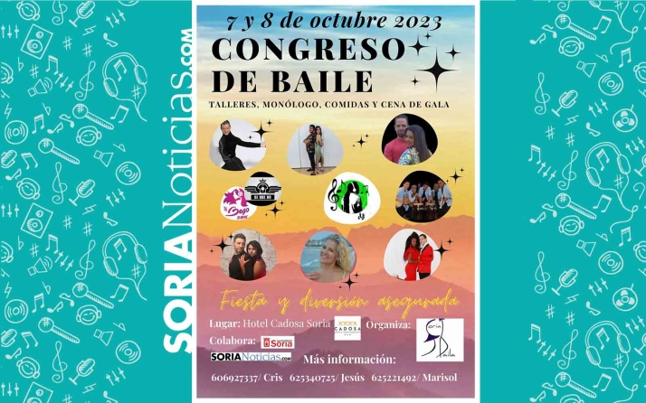 El congreso de Soria Baila, los días 7 y 8 de octubre
