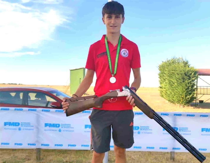 El soriano Álvaro García de Nicolás, subcampeón del mundo junior de tiro al plato