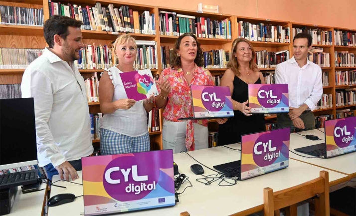 Castilla y León impulsa su programa de equipamiento de los centros de competencias digitales en el mundo rural con una inversión de 810.000 €