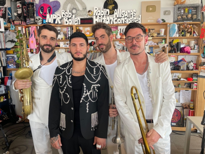 Javier y Marcos, dos músicos sorianos que brillan en Estados Unidos junto a Omar Montes