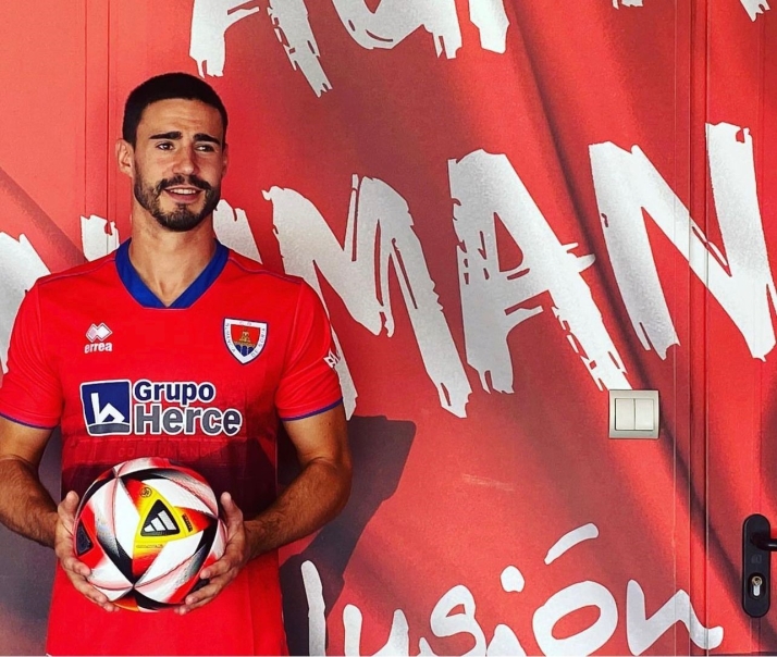 Zubiri, un titular para la defensa del Numancia: Desde que salió la opción, lo tuve claro