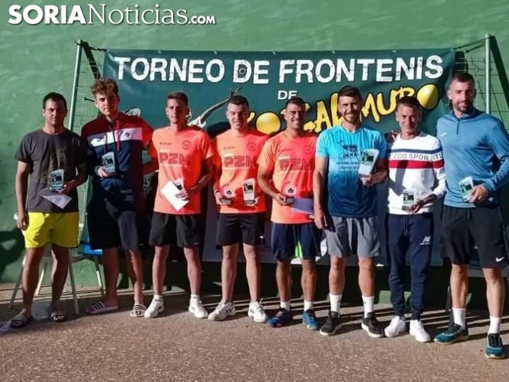 David Vinuesa y Julio Sánchez, campeones del XXXVII Torneo de Frontenis de Pozalmuro