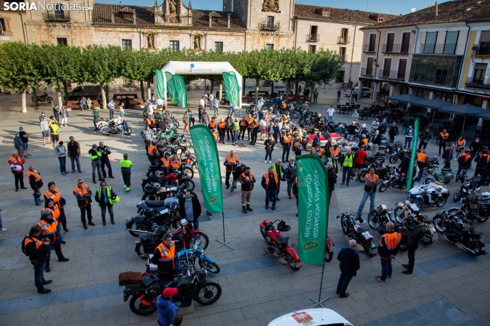 50 motos antiguas recorrerán las carreteras sorianas: Horarios y dónde verlas este fin de semana