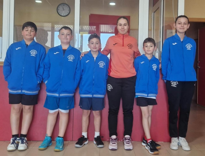 La cantera del Club Badminton Soria, en el Máster Nacional de Santander