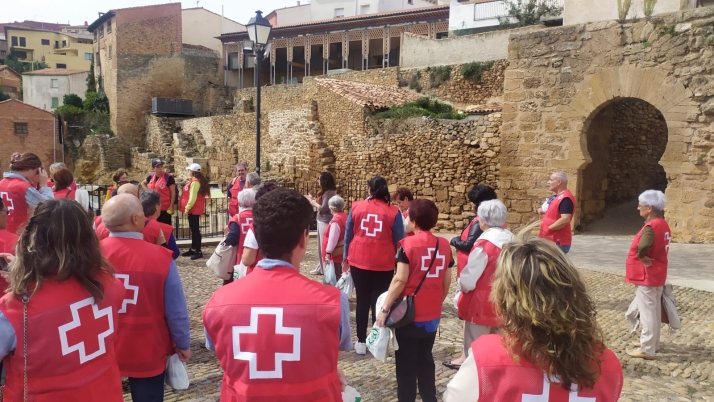 Fotos: Ágreda recibe al voluntariado provincial de Cruz Roja