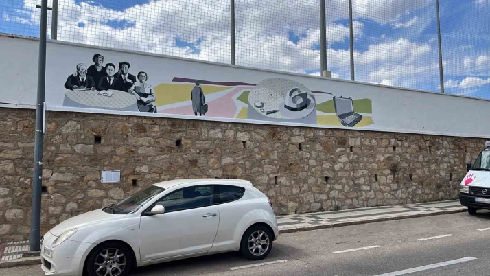 Recuerdo y Dignidad presenta un mural en el San Andrés