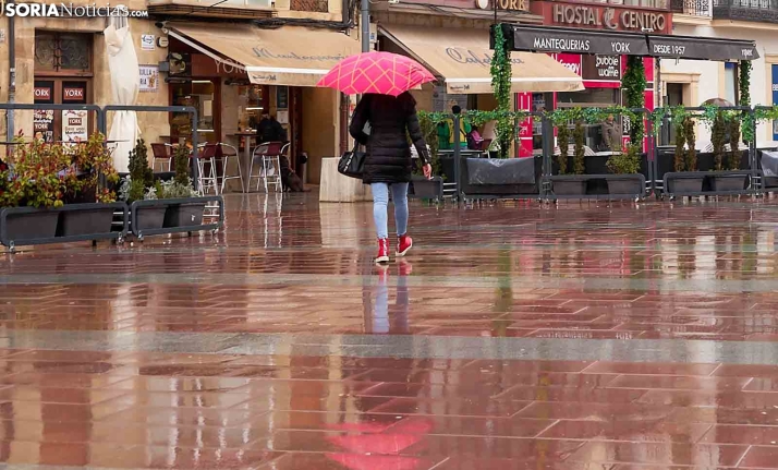 Continúa el aviso amarillo por tormentas en Soria